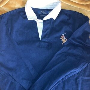 Mens -Medium Polo Polar Bear-Ralph Lauren long sleeve Shirt